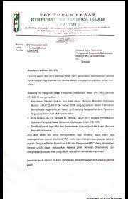 Adapun alasan dari pengunduran diri ini. Contoh Surat Hmi