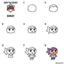 How to draw brawl stars vnclip.net/p/plktsunu3rllpm_1fhasffznfkeuevljfp be sure to subscribe and click that notification icon  so you don't miss a single lesson. How To Draw Shelly Brawlstars