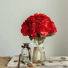 Heavenly homes & gardens is an online store specialising in silk flowers and stylish interiors. 25 Red Silk Hydrangea Flowers 5 Bushes