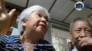 DTRI Story No. 14 Dr. Mimosa Ocampo and Prof. Pedro Ocampo
