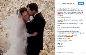 Plus a full look at ana's wedding dress! This Is Who Designed Anastasia S Wedding Dress For The New Fifty Shades Freed Movie Vogue Australia