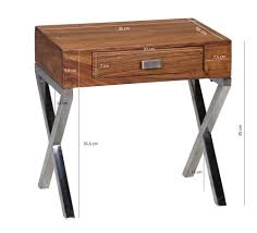 40 x 50 x 35 cm, schwarz jeglicher tag einsparungen, der käufer kann sicherlich piece heraus zu überprüfen nach oben von gipfel von. Finebuy Nachttisch Massiv Holz Sheesham Nacht Kommode 45 Cm 1 Schublade Mit Metallbeine Nachtschrank Landhaus Stil