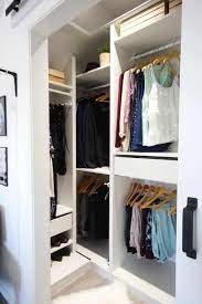 How to purge your closet & organize clothing. Diy An Organized Closet Big Or Small With The Ikea Pax Wardrobe System The Happy Housie