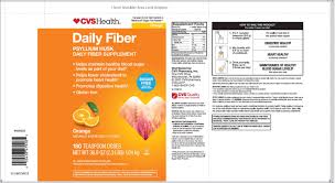 Many companies bolster food with isolated fiber to up the fiber content without adding many calories. Cvs Health Natural Daily Fiber 100 Natural Psyllium Husk Orange Flavor Sugar Free