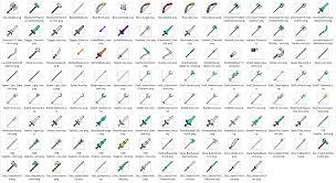 Minecraft 1.17 to 1.18 snapshot compatibility. Png Weapon Pack From Song Of War 104 Weaponds Textures And Skins Mine Imator Forums
