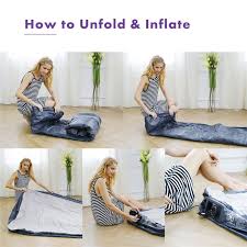 Snhenoda Air Bed No Leakage Air Mattress Inflatable Bed With Rechargeable Pump For Camping Home Leakage Mattress B Twin Air Mattress Air Bed Inflatable Bed