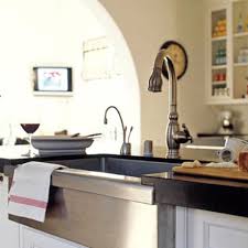 apron front sink with miter edge build