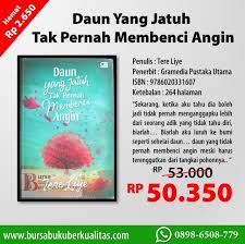 Gambar daun yang jatuh tak pernah membenci angin. Jual Novel Daun Yang Jatuh Tak Pernah Membenci Angin 0898 6508 779