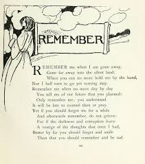 Christina Rossetti S Remember Christina Rossetti Poems Poems Poetry Words