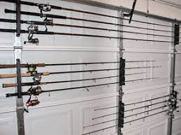 Garage Door Rod Holder Fishtrack Com Diy Fishing Rod Holder Fishing Rod Holder Fishing Rod Rack
