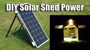 $620 milk crate solar power system: My Diy Solar Power Setup For A Shed Youtube