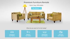 Browse our online rental furniture catalog. Furlenco Furniture Rental Review