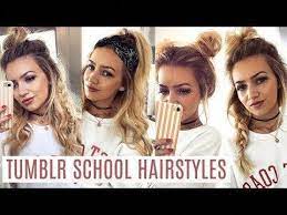 4 Quick Easy Heatless School Hairstyles Youtube Easyhairstylesforschool Cutehairstylesforschool Hairstyles For School Medium Hair Tumblr Easy Hairstyles