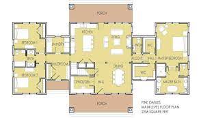 This type of layout is a common choice for families, especially those with older children. Main Level Floor Plan Features One Living House Plans 12673