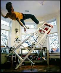 We Want To Prevent A Ladderfail Like This One Wear Shoes When On Your Ladder Don T Stand On The Top Rung The Falling Man Photography Perfectly Timed Photos