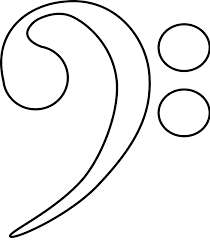 Bass Clef Art Music Coloring Music Symbols Coloring Pages