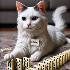 Digital art of friend's cat Coco