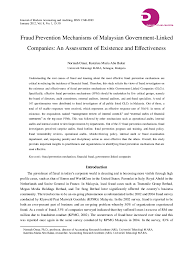 Chemical company of malaysia berhad. Pdf Fraud Prevention Mechanisms Of Malaysian Government Linked Companies An Assessment Of Existence And Effectiveness Normah Omar Academia Edu