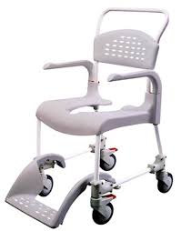 Etac Clean Wheeled Toilet Chair Shower Chair Grey Height 44 Cm Nordic Care Services Chair Leather Sectional Sofa Toilet Chair
