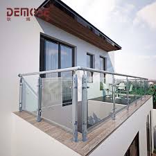 New design aluminum glass railing balcony grill for house apartment. Commerical Building Balcony Balustrade Glass Design Buy Balcony Railing Design Glass Glass And Travertine Marble Dining Table Designs Balcony Balustrade Glass Design Product On Alibaba Com