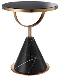 Keep it besides your recliner in your room or at the end sofa in the living room for easy reach and comfort. Casa Padrino Luxury Stainless Steel Side Table With Faux Marble Black Copper O 49 5 X H 60 5 Cm Living Room Furniture