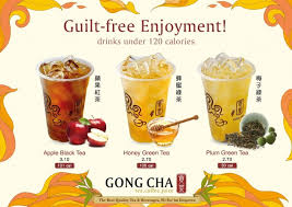 A healthy lunch might include mixed greens topped with beans. Gong Cha S Menu Has Calorie Counts For Less Sinful Life Decisions