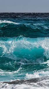 Wallpaper Seascape Download 720x1280 Wallpaper Blue Sea Wave Shore Water Samsung Galaxy Mini S3 Ocean Waves Photography Ocean Pictures Ocean Photography
