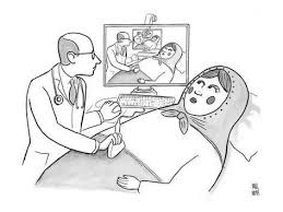 A Doctor Is Seen Giving An Sonogram To A Russian Doll And The Scene Is Re New Yorker Cartoon Premium Giclee Print Paul Noth Art Com Funny Pictures Memes Funny Memes