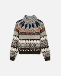 Tips for styling a chunky knit sweater. Women S Fair Isle Sweater Stella Mccartney Men