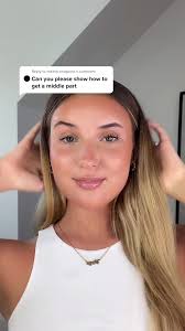 How to Perfectly Achieve a Middle Hair Part