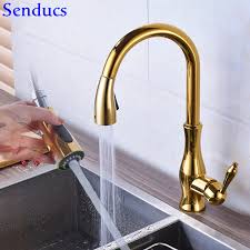 Alibaba.com offers 2,155 brass gold kitchen faucet products. Senducs Pull Down Gold Kitchen Faucet Quality Brass Kitchen Mixer Tap Health Pull Out Kitchen Faucet New Hot Cold Kitchen Tap Kitchen Faucets Aliexpress
