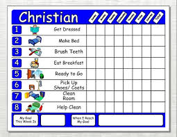 Chore Chart With Your Choice Of Chore Pictures Shipped Use As Dry Erase Board Set Weekly Goals And Rewards Customizable Personalizable