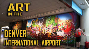 At 33,531 acres (52.4 sq mi; The Art Inside Denver International Airport Youtube