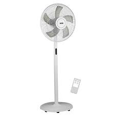 Ansio Pedestal Fan With Remote 8 Speed Level Stand Fan 16 Inch White 2 Year Warranty Batteries Not Included Amazon Co Pedestal Fan Stand Fan Pedestal