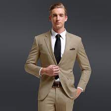 When it comes to choose the right model of groom suits it is not difficult, but often people give more importance to the bride's dress, maybe for the atmosphere of romance which surrounds it. Ternos Masculino Custom Made Men Wedding Suits Camel Groom Suit Men Slim Fit Suit Wedding Tuxedos For Men Jacket Pants Suits Aliexpress