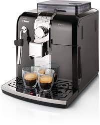 Philips and saeco machines have ceramic burr grinders which allow you to set the degree of grinding. Syntia Super Automatic Espresso Machine Hd8833 47 Saeco