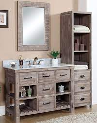 W 37 x d 21 7/8 x h 33 portland collection. 48 Inch Rustic Bathroom Vanity Carrera White Marble Top Bathroom Vanities Without Tops Rustic Bathroom Vanities 48 Inch Bathroom Vanity