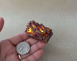 Dollhouse Battery Operated Fireplace Light Up By Petitewonders28 Battery Operated Lights Fireplace Lighting Doll House