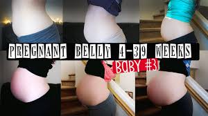 This pain, usually from one. Growing Pregnant Belly 4 39 Weeks Baby 3 Youtube