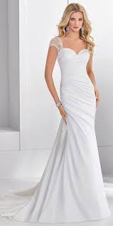 Modest Tulle Satin Sweetheart Neckline Sheath Column Wedding Dress With Beaded Embroidery Column Wedding Dress Wedding Gowns Lace Sweetheart Wedding Dress