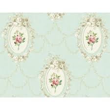 Fl90202 Wallquest Fl90202 French Cameo Full Bloom Toile Wallpaper In Green Goingdecor Pinterest • the world's catalog of ideas src. wallquest fl90202