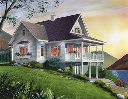 They are typically contemporary or modern with plenty of open space. House Plans For A Sloped Lot Dfd House Plans Blog