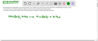 What Is Borax ? Explain Borax Bead Test With A Suitable Example.Ap Mar-2..
