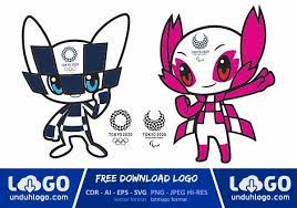 Maskot Olimpiade 2020 Format Vector Vector Logo Design Vector Logo Adobe Illustrator Vector