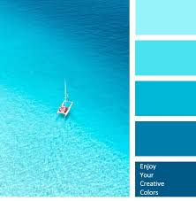 Color Palette 0004 Color Of Ocean Blue Paint Color Palettes Blue Color Schemes Aqua Color Palette