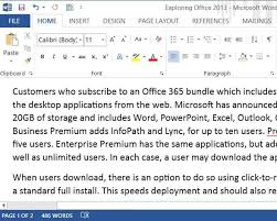 No matter how you use your computer, a fantastic monitor can enhance the experience. Word 2013 With Ribbon Control In Metro First Look Microsoft Office 2013