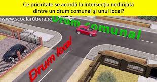 De mers la intersectia nedirijata dintre un drum comunal si unul local, prioritatea de trecere se acorda la plecarea de pe loc cu motocicleta, va revin urmatoarele obligatii Chestionare Auto La IntersecÅ£ia NedirijatÄƒ Dintre Un Drum Comunal Si Unul Local Prioritatea De Trecere Se AcordÄƒ
