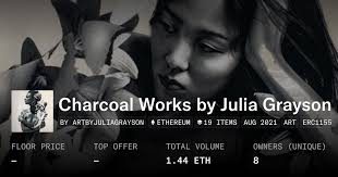 Charcoal Works by Julia Grayson