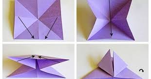 Tutorial Lengkap Membuat Hiasan Dinding Kamar Buatan Sendiri Dari Kertas Origami Berbentuk Kupu Kupu Cantik Warna Warni Origami Tutorial Origami Seni Kertas