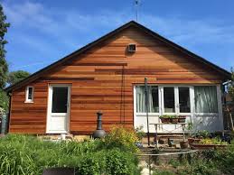 It also has a factory finish, an engineering coating process taking place in a controlled environment. Cedar Shingle And Shiplap Colt Houses